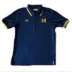 Men’s Adidas University of Michigan U of M Polo